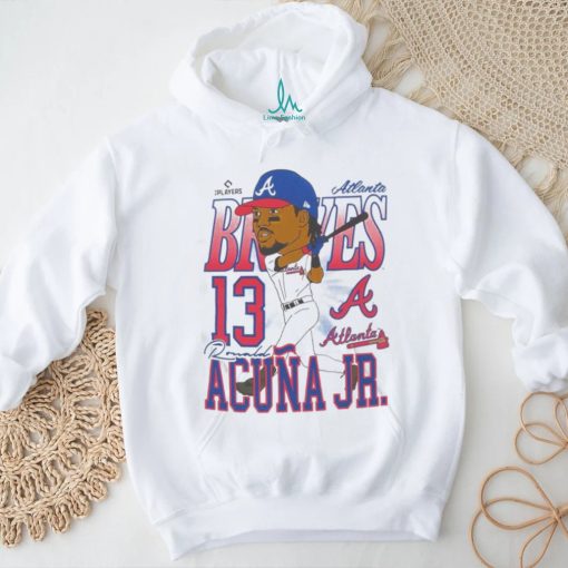 Official Atlanta Braves Ronald Acuña Jr. Caricature Baseball Shirt