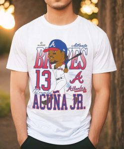 Official Atlanta Braves Ronald Acuña Jr. Caricature Baseball Shirt