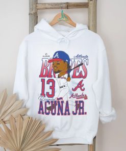 Official Atlanta Braves Ronald Acuña Jr. Caricature Baseball Shirt