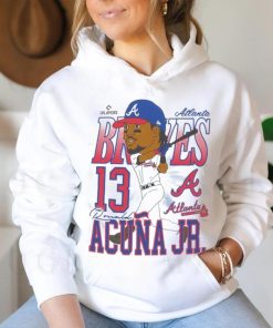 Official Atlanta Braves Ronald Acuña Jr. Caricature Baseball Shirt