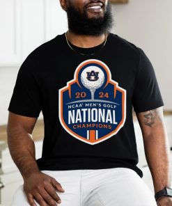 Official Auburn Tigers Men’s Golf 2024 National Champions logo shirt