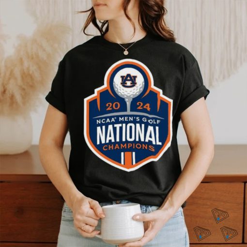 Official Auburn Tigers Men’s Golf 2024 National Champions logo shirt