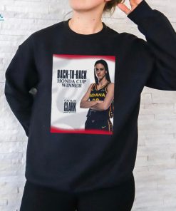 Official Back To Back Honda Cup Winner Caitlin Clark Indiana Fever poster t shirt