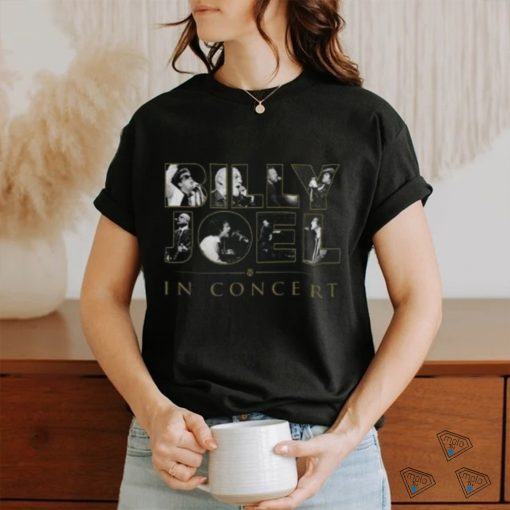 Official Billy Joel Merch Store “In Concert 2024 Admat Itinerary” Shirt