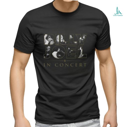 Official Billy Joel Merch Store “In Concert 2024 Admat Itinerary” Shirt