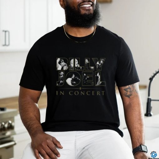 Official Billy Joel Merch Store “In Concert 2024 Admat Itinerary” Shirt