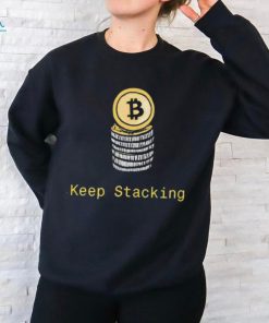 Official Bitcoin Keep Stacking Shirt