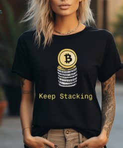 Official Bitcoin Keep Stacking Shirt