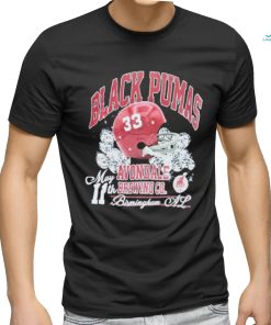 Official Black Pumas 33 Avondale Brewing Co May 11th Birmingham T shirt