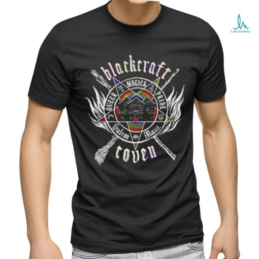 Official Blackcraft Coven Queer Magick Pride Mass Salem T shirt