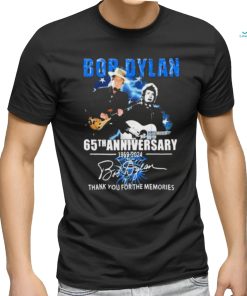 Official Bob Dylan 65th Anniversary 1959 2024 Thank You For The Memories Signature shirt