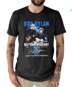 Official Bob Dylan 65th Anniversary 1959 2024 Thank You For The Memories Signature shirt