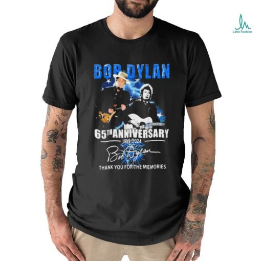 Official Bob Dylan 65th Anniversary 1959 2024 Thank You For The Memories Signature shirt