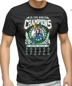 Official Boston Celtics 18 Time World Champions 1975 2024 shirt