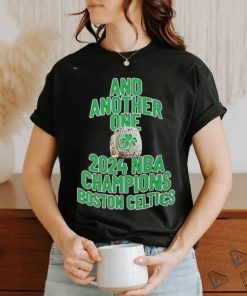 Official Boston Celtics And Another One 2024 NBA Champions Ring Shirt
