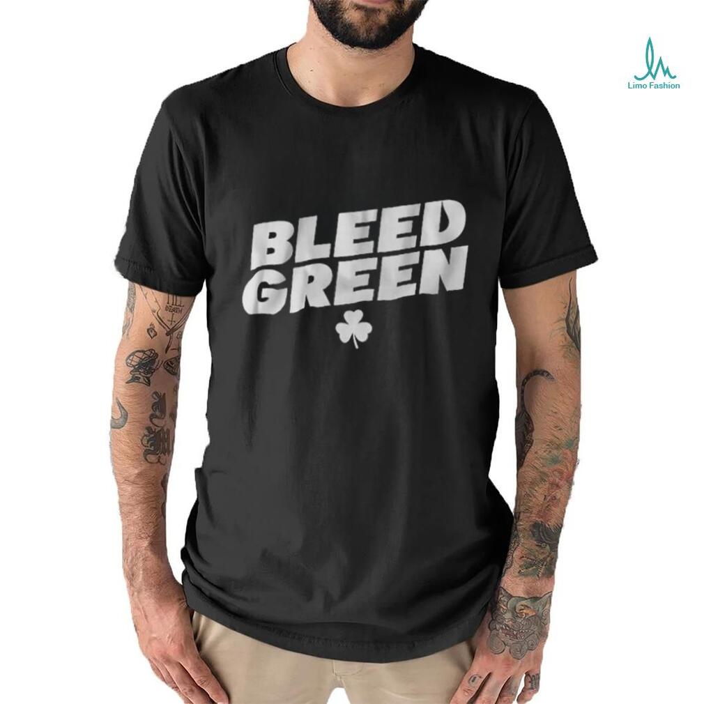 Official Boston Celtics Basketball Bleed Green Shirt Official Boston Celtics Basketball Bleed Green Shirt
