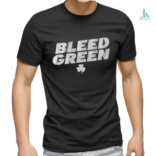 Official Boston Celtics Basketball Bleed Green Shirt