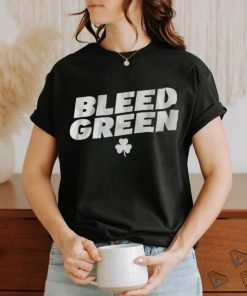 Official Boston Celtics Basketball Bleed Green Shirt