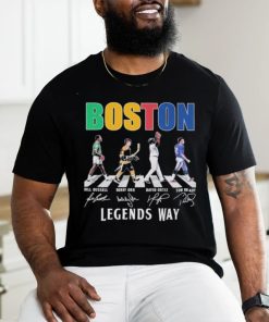 Official Boston Celtics Bill Russell Bruins Bobby Orr Red Sox Ortiz Patriots Tom Brady T Shirt