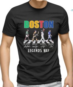 Official Boston Celtics Bill Russell Bruins Bobby Orr Red Sox Ortiz Patriots Tom Brady T Shirt