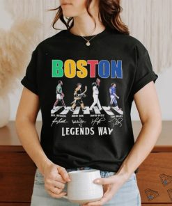 Official Boston Celtics Bill Russell Bruins Bobby Orr Red Sox Ortiz Patriots Tom Brady T Shirt