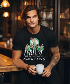 Official Boston Celtics Friends Players 2024 NBA Finals Signatures Shirt