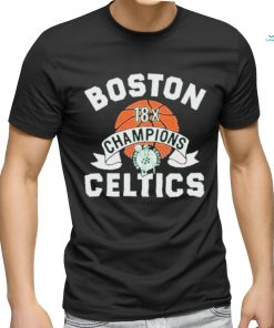 Official Boston Celtics Homage 18 time Nba Finals Champions Shirt