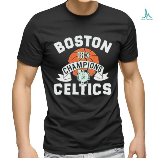 Official Boston Celtics Homage 18 time Nba Finals Champions Shirt