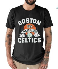 Official Boston Celtics Homage 18 time Nba Finals Champions Shirt