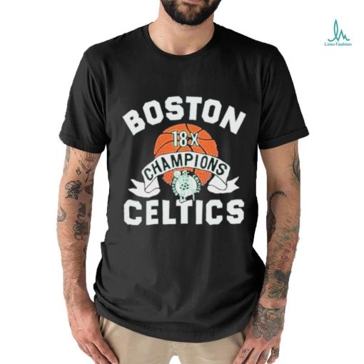 Official Boston Celtics Homage 18 time Nba Finals Champions Shirt