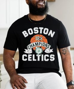 Official Boston Celtics Homage 18 time Nba Finals Champions Shirt