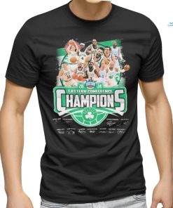 Official Boston Celtics Team Portrait Eastern Conference Basketball Champions 2024 Signatures shirt