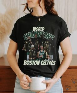 Official Boston Celtics World Champions 2024 Banner 18 T Shirt