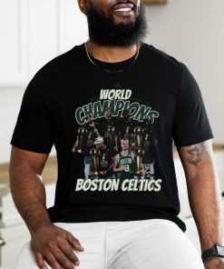 Official Boston Celtics World Champions 2024 Banner 18 T Shirt