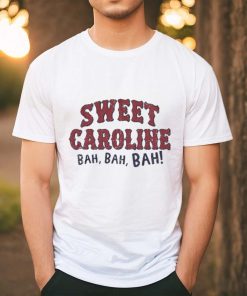 Official Boston Red Sox Sweet Caroline Baseball Arch T Shirt