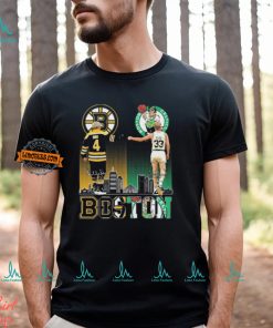 Official Boston Sports Teams Bobby Orr and Bill Walton Signatures shirt