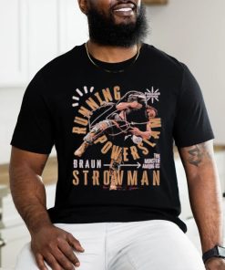 Official Braun Strowman Powerslam Black T shirt