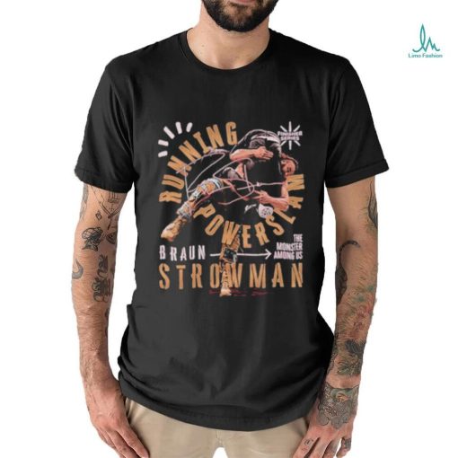 Official Braun Strowman Powerslam Black T shirt