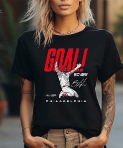 Official Bryce Harper GOAL Philadelphia Phillies Shirt
