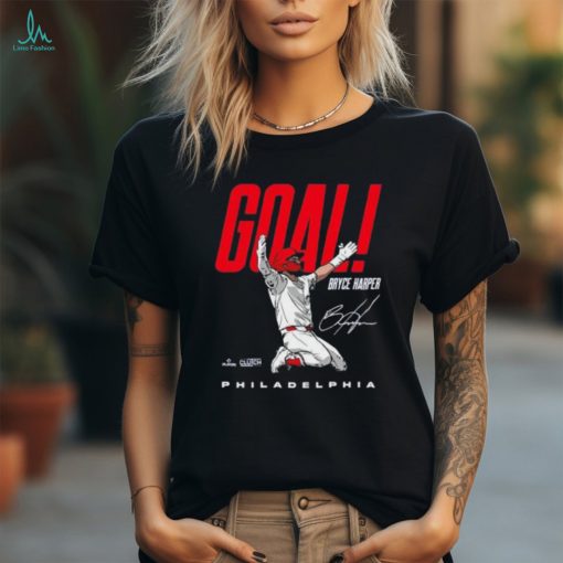 Official Bryce Harper GOAL Philadelphia Phillies Shirt