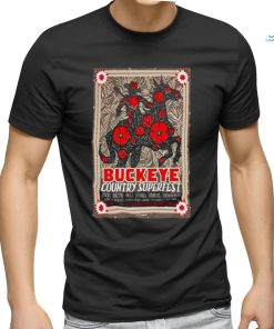 Official Buckeye Country Superfest Ohio Stadium Columbus OH June 22 23 2024 Poster shirt