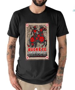 Official Buckeye Country Superfest Ohio Stadium Columbus OH June 22 23 2024 Poster shirt