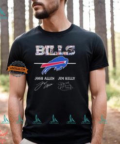 Official Buffalo Bills Josh Allen and Jim Kelly Signatures shirt