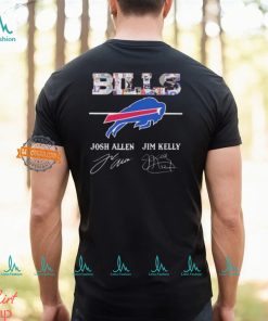 Official Buffalo Bills Josh Allen and Jim Kelly Signatures shirt