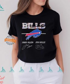 Official Buffalo Bills Josh Allen and Jim Kelly Signatures shirt