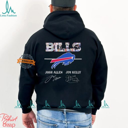 Official Buffalo Bills Josh Allen and Jim Kelly Signatures shirt