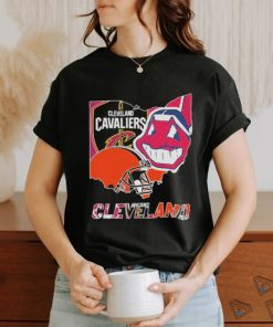 Official Cleveland Browns Cleveland Indians Cleveland Cavaliers City Of Sport T Shirt