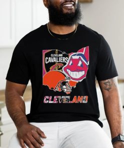 Official Cleveland Browns Cleveland Indians Cleveland Cavaliers City Of Sport T Shirt