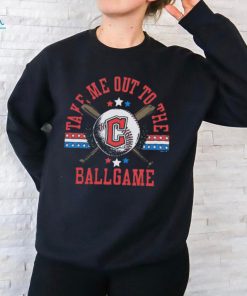 Official Cleveland Guardians baseball Take Me Out To The Ballgame t shirt