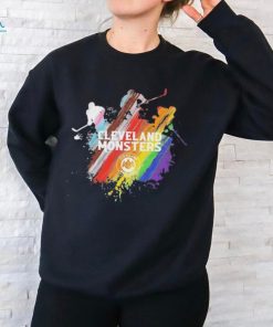 Official Cleveland Monsters Pride Silhouette Shirt